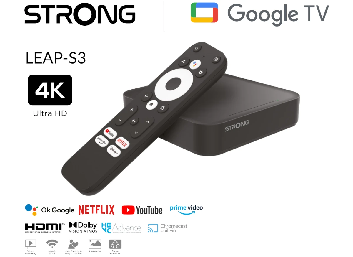 4K GOOGLE TV BOX LEAP S3